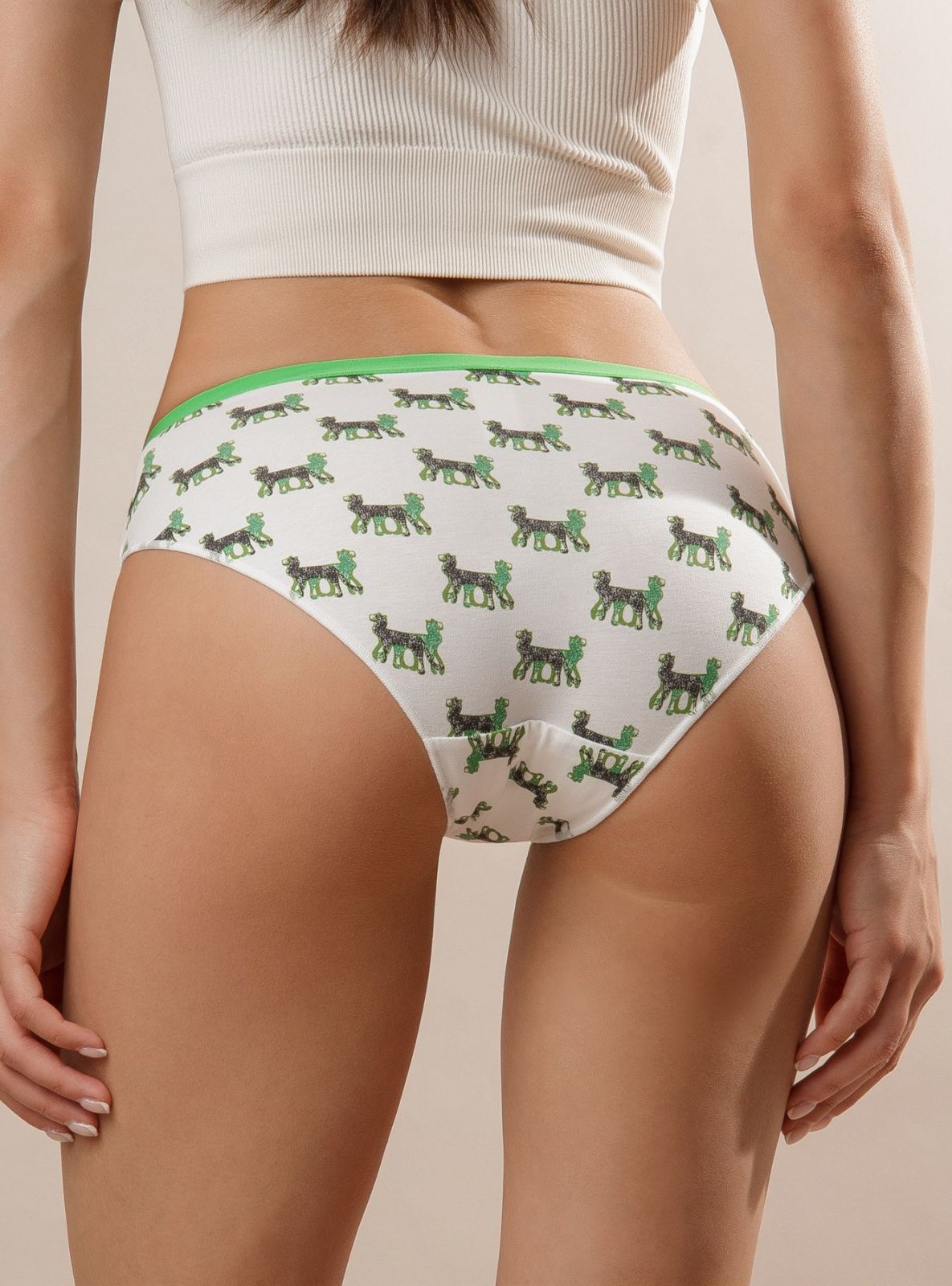 Трусы слипы из хлопка Indefini (Арт. 3236LUB)