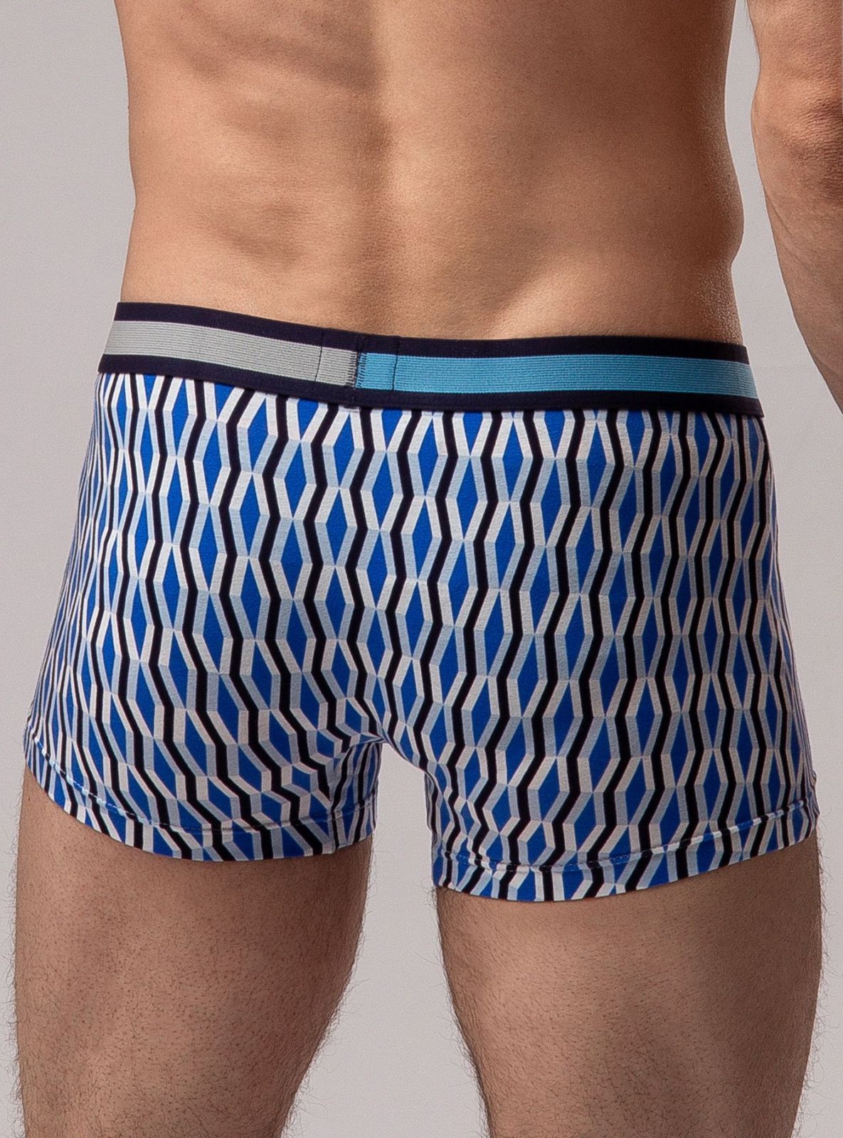 Боксеры из хлопка с принтом и логотипом (Арт. 2103MUG)