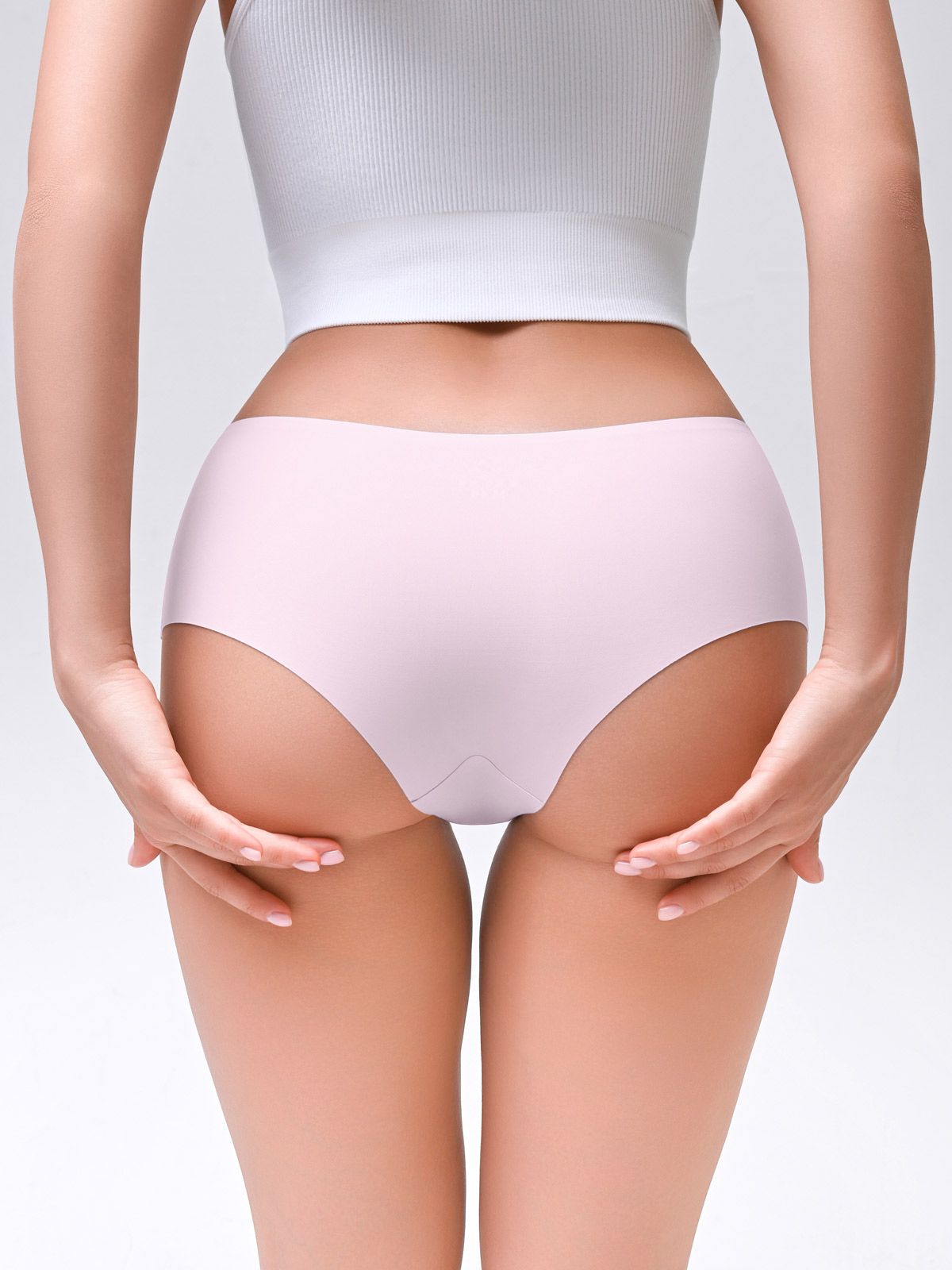 Женские трусы слипы Indefini бесшовные сиреневые (Арт. 4132WUV)