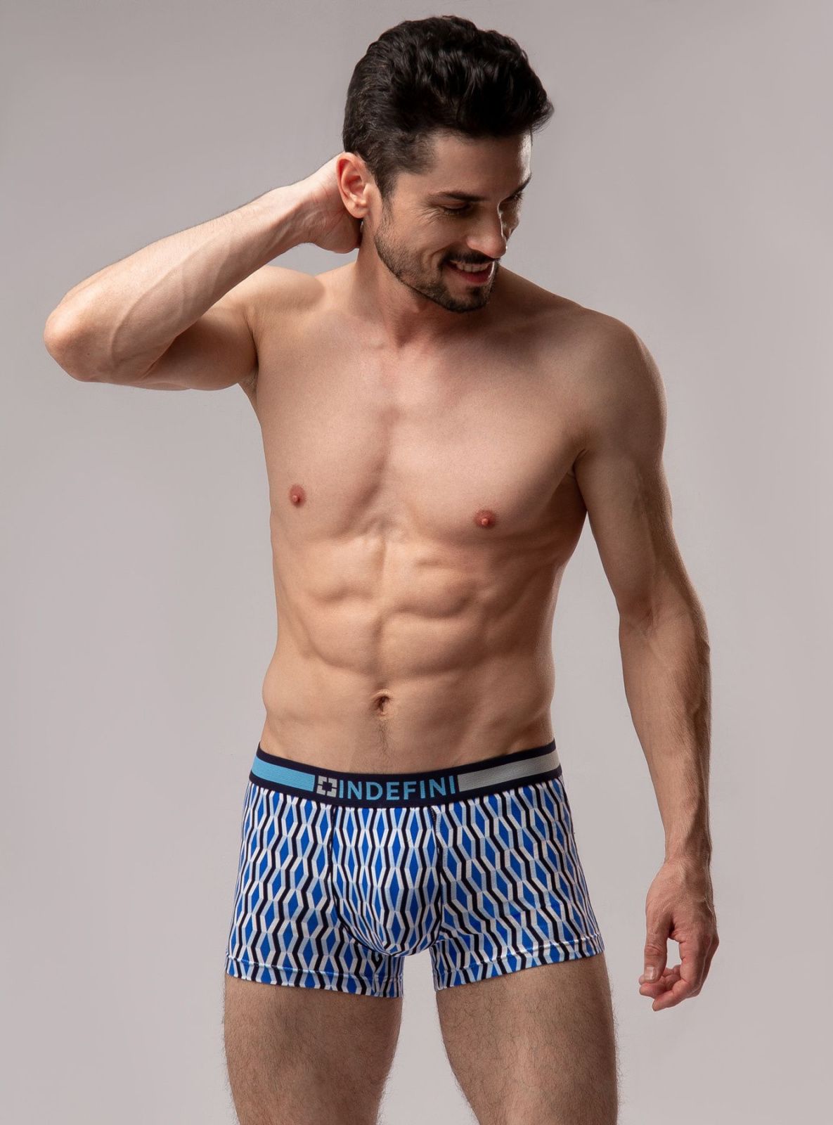 Боксеры из хлопка с принтом и логотипом (Арт. 2103MUG)