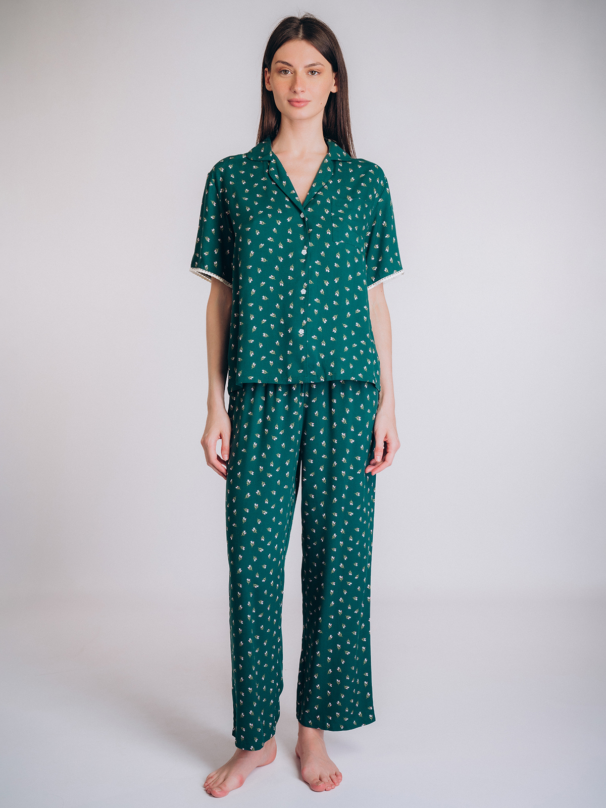 Женская пижама зеленая (Арт. 5133TBC)
