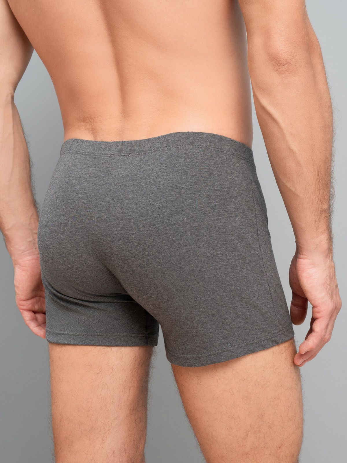 Трусы боксеры с закрытой резинкой из хлопка Indefini (Арт. 4020MUG)