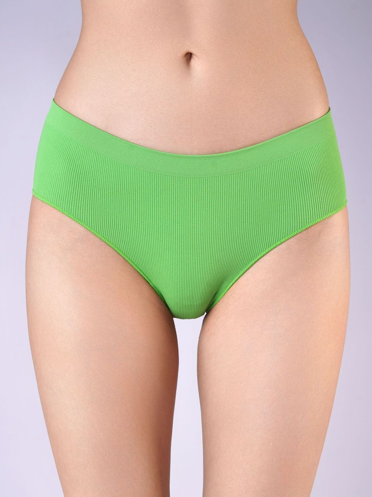 Трусы слипы в рубчик зеленые (Арт. 4060WUV)