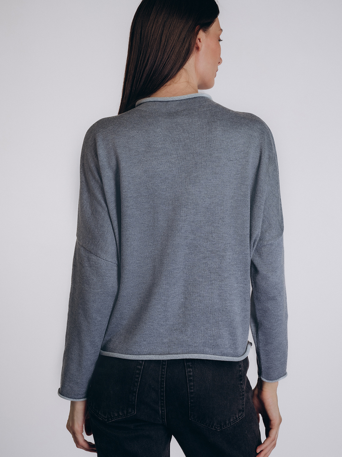 Женская кофта тёмно-серого цвета (Арт. 5215TCC)