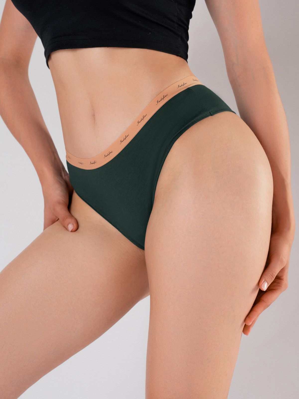 Трусы бразилиана хлопковые Indefini (Арт.4160LUB)