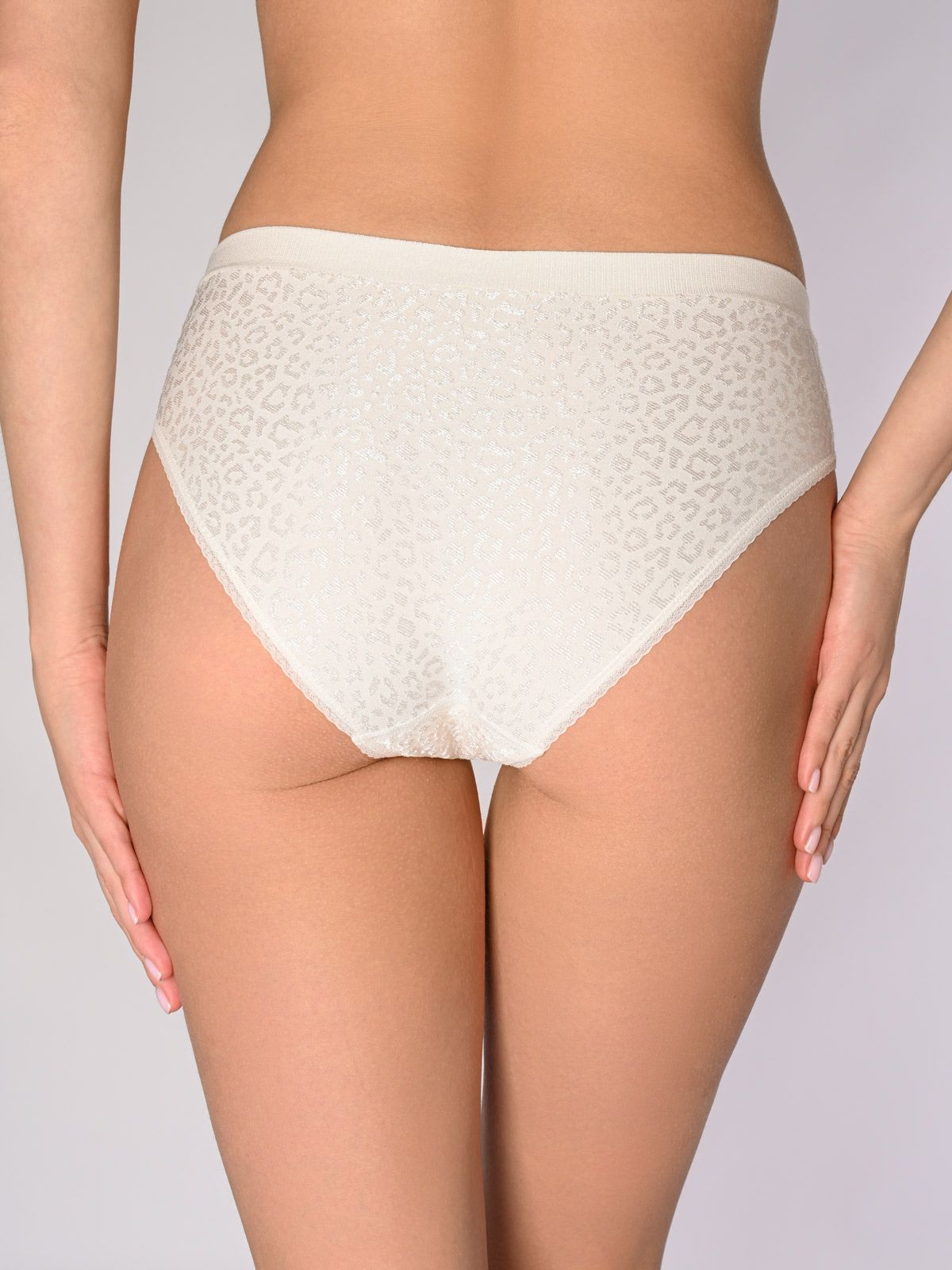 Трусы слипы с леопардовым принтом Indefini (Арт. 4070WUV)