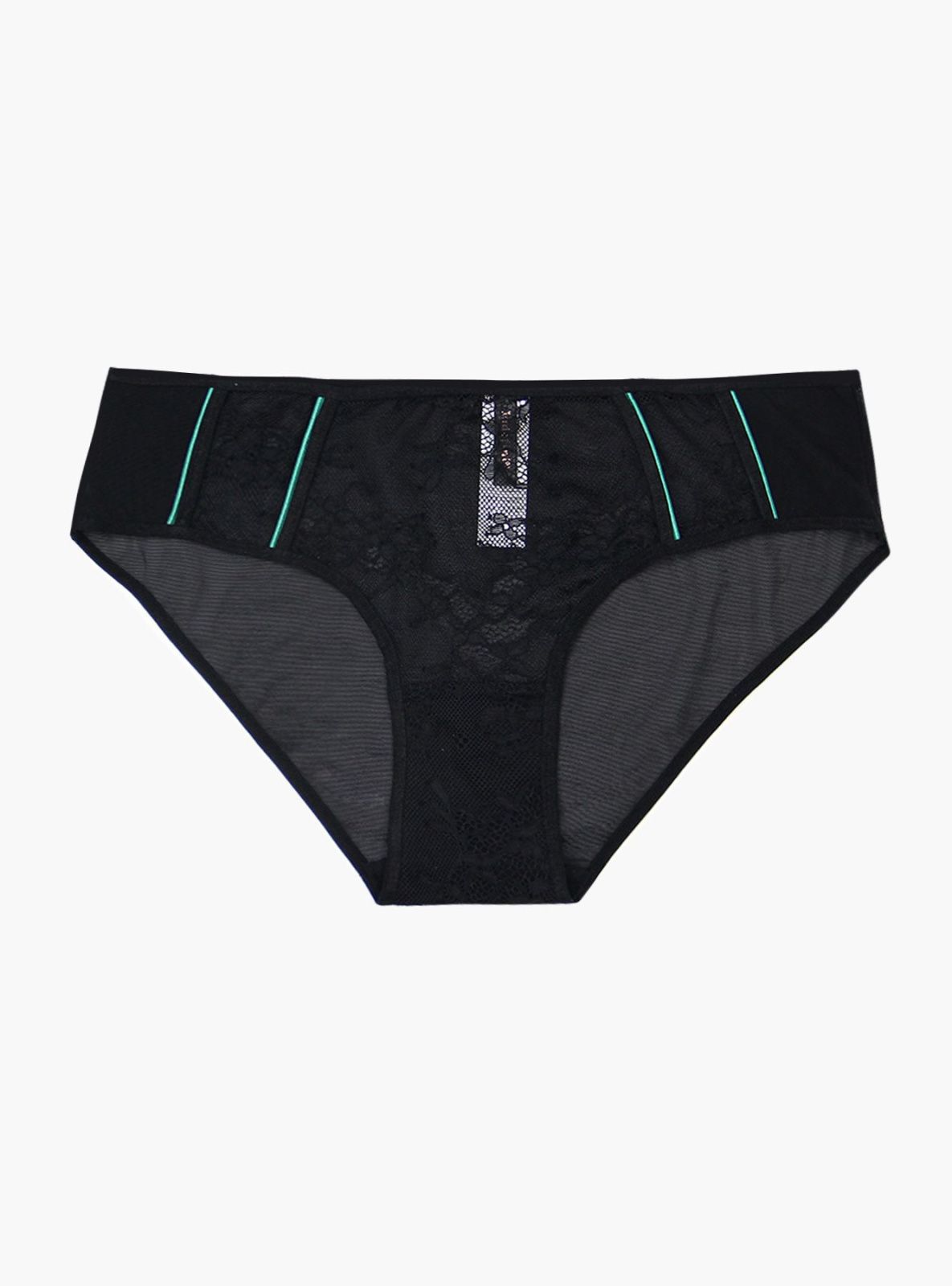 Трусы слипы из тюля с кружевом Indefini (Арт. 0482LUS)