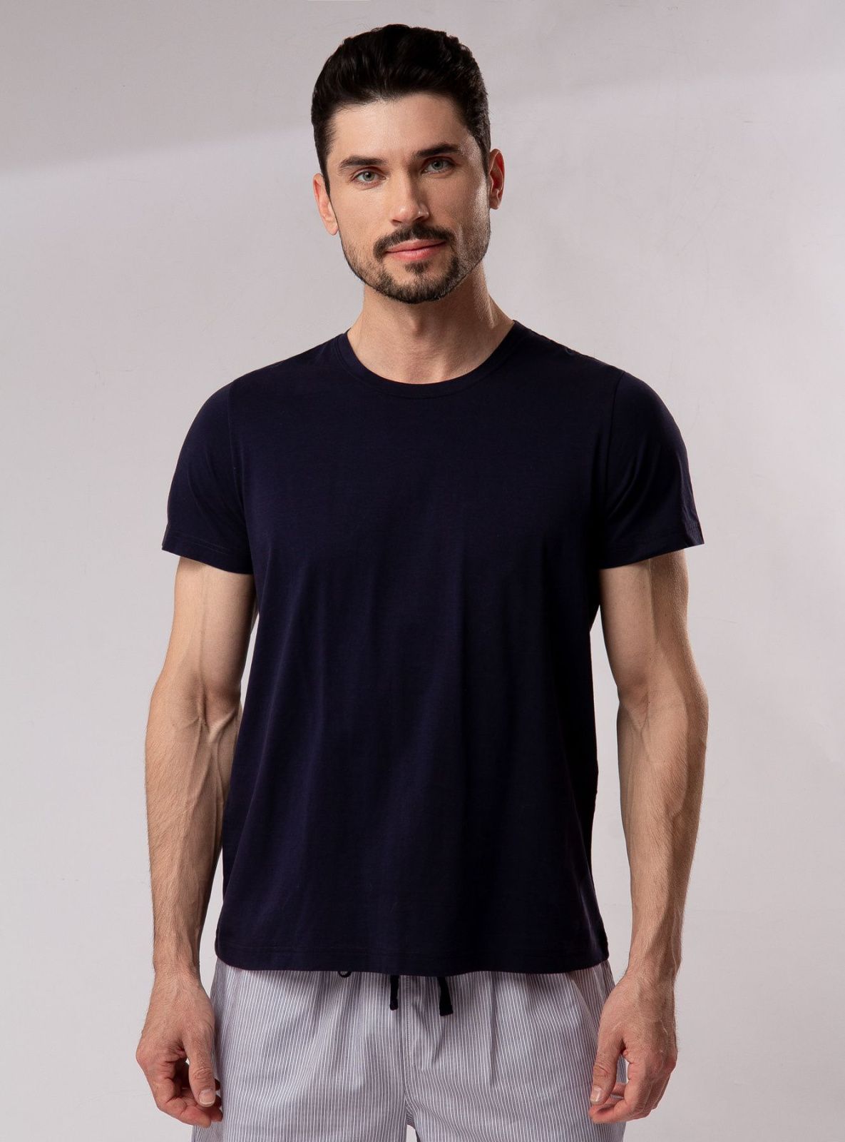 Мужская футболка из хлопка Indefini (Арт. 3030PDS)