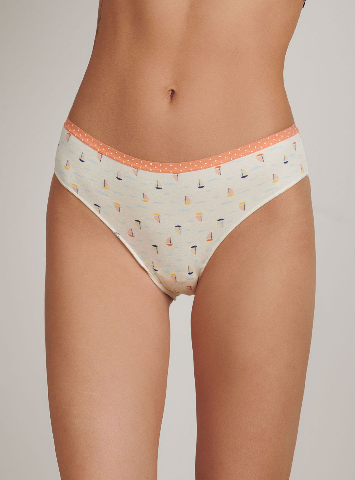 Трусы слипы из хлопка Indefini (Арт.111000-2225LUB)