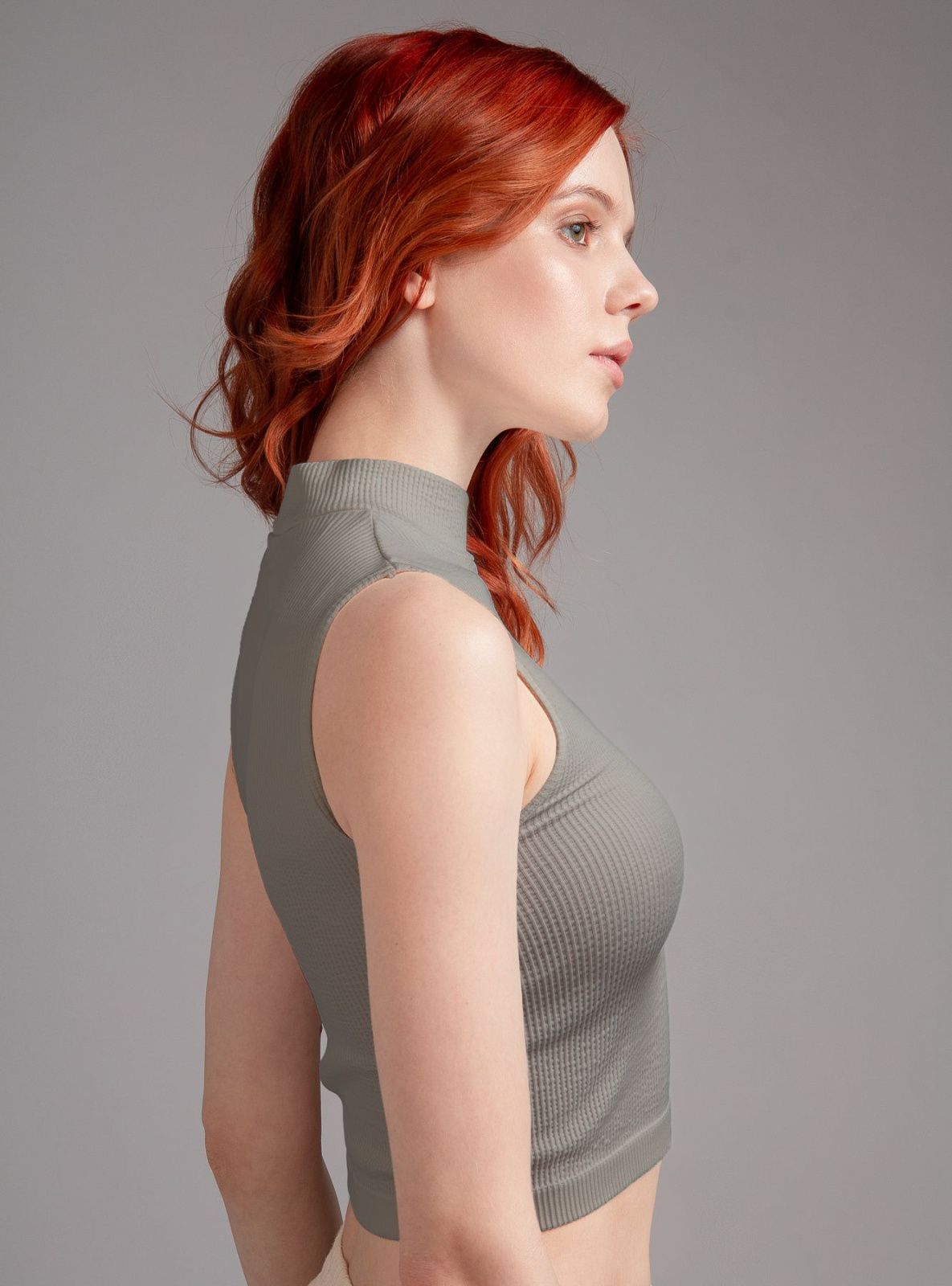 Женский топ с горлом Indefini (Арт. 3204TDJ)