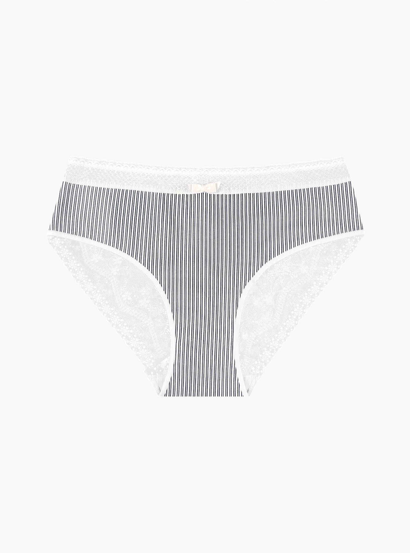 Трусы бразилиана из хлопка с кружевом Indefini (Арт. 1426LUS)