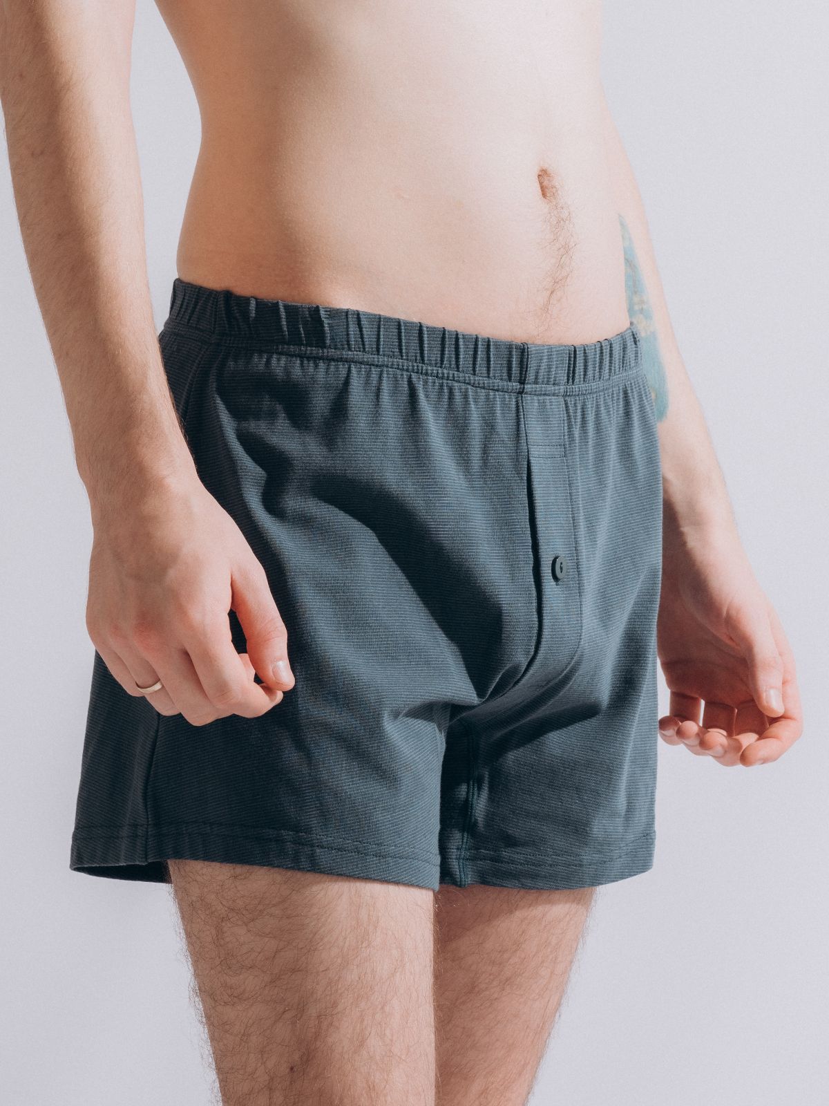 Мужские трусы шорты из хлопка Indefini (Арт. 4048PDK)