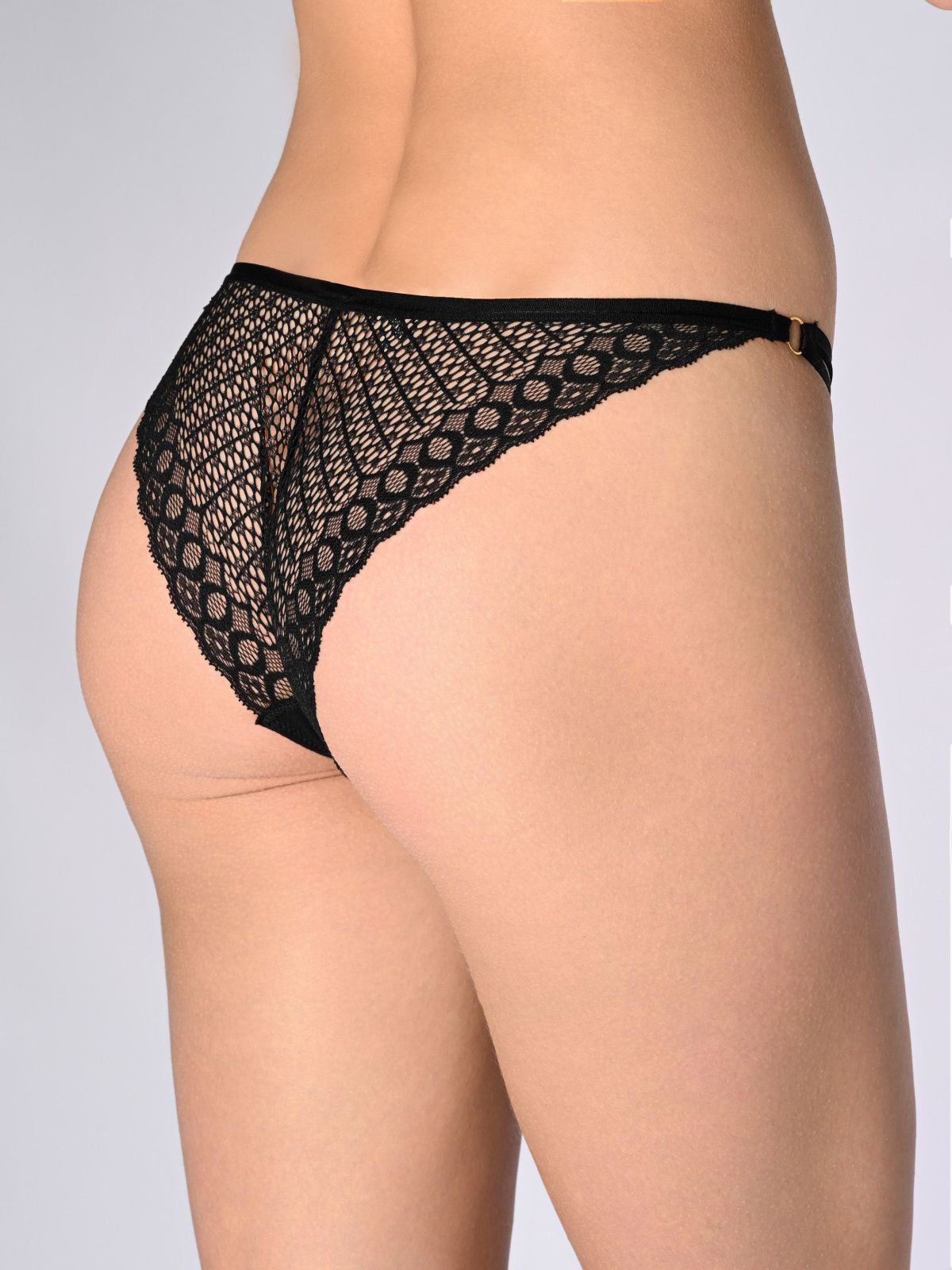 Трусы бразилиана со стрепами и кружевом Indefini (Арт. 1043LUS)