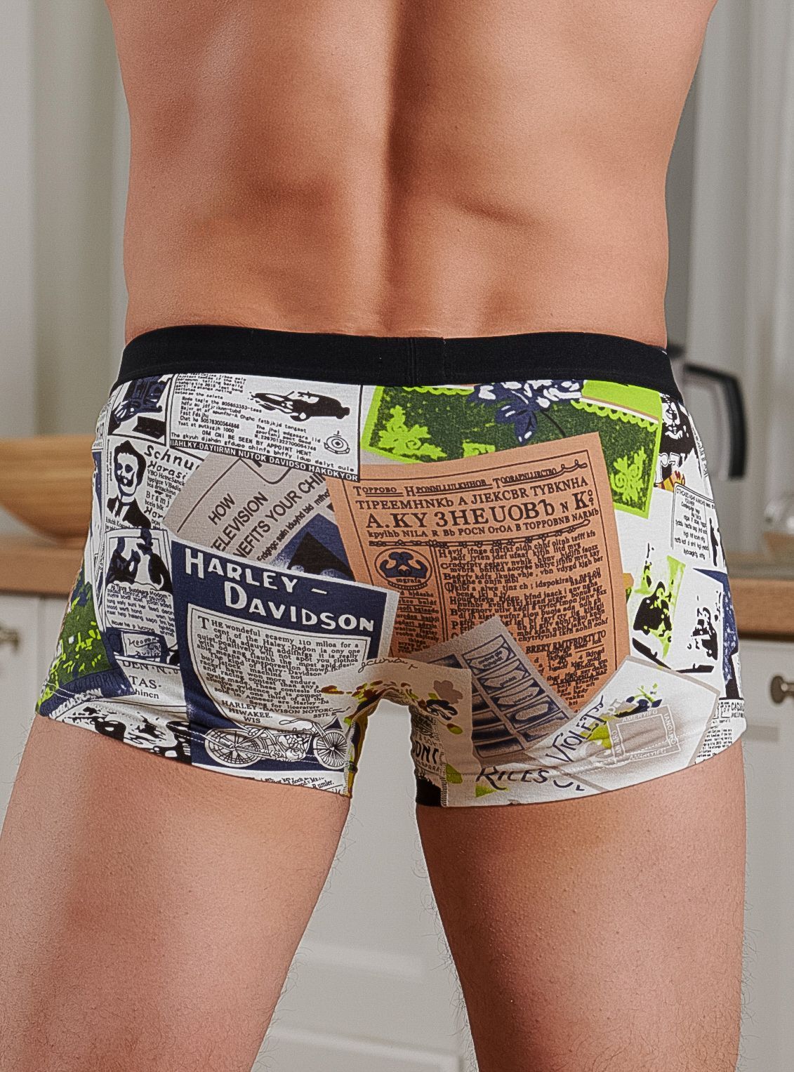 Трусы боксеры из хлопка Indefini (Арт. 2089MUF)