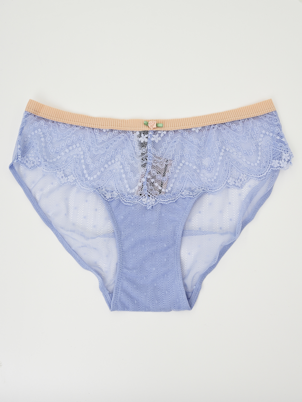 Кружевные прозрачные трусы слипы Indefini (Арт. 1390LUS)