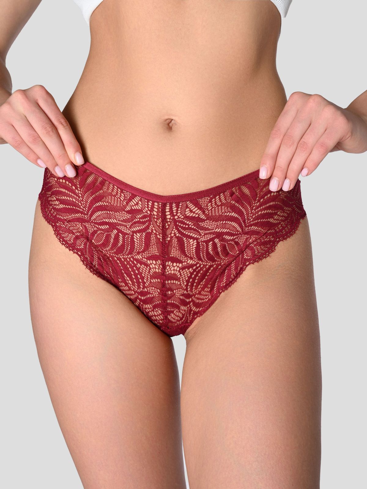 Кружевные трусы бразилиана со стрепами Indefini (Арт. 9826LUS)