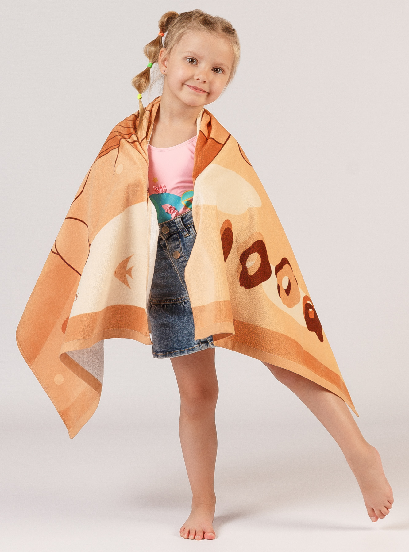 Детское полотенце для ванной 60*120 ( Арт. XYJ003)