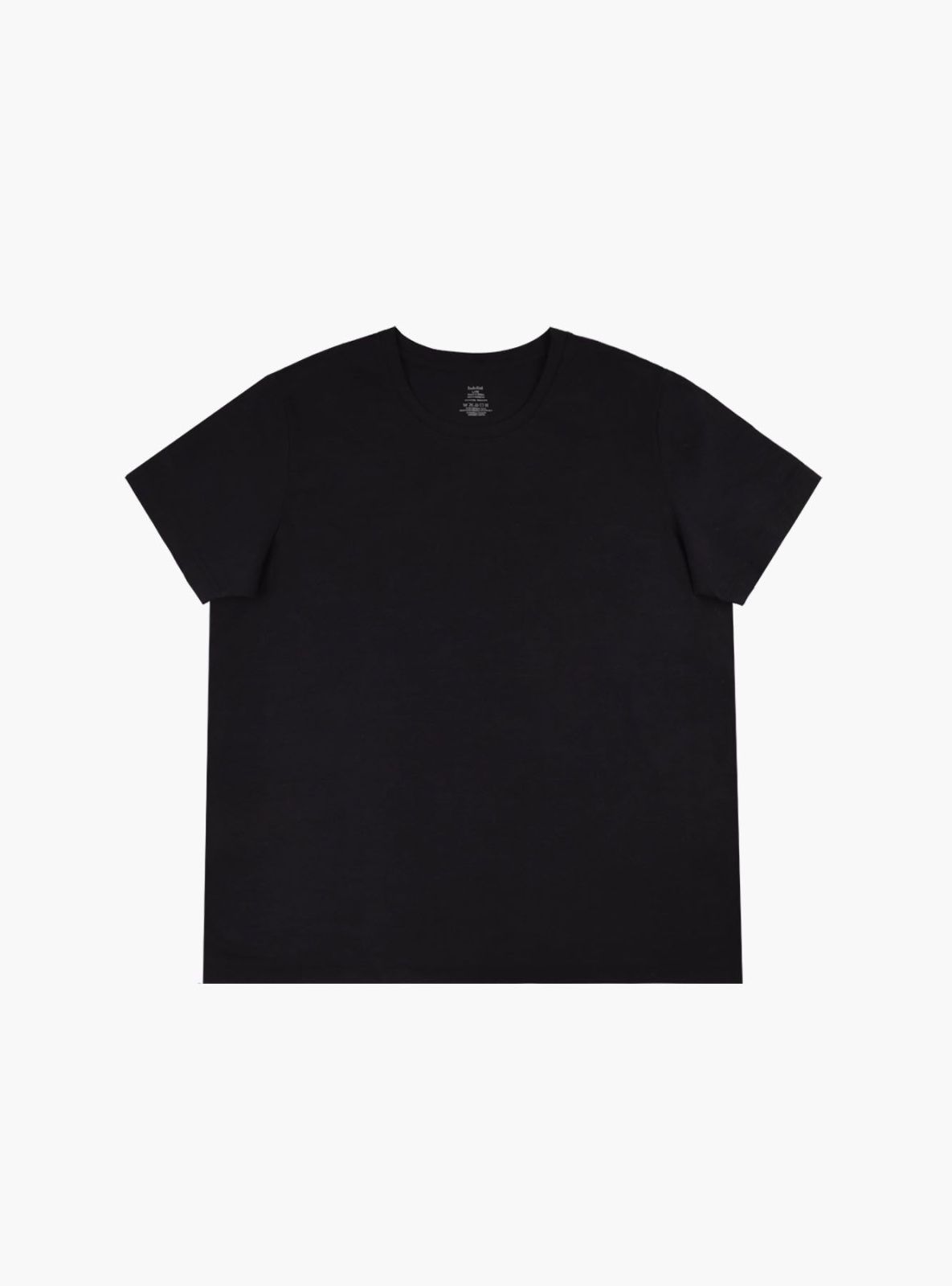 Мужская футболка из хлопка черная Indefini (Арт. 3029PDS)