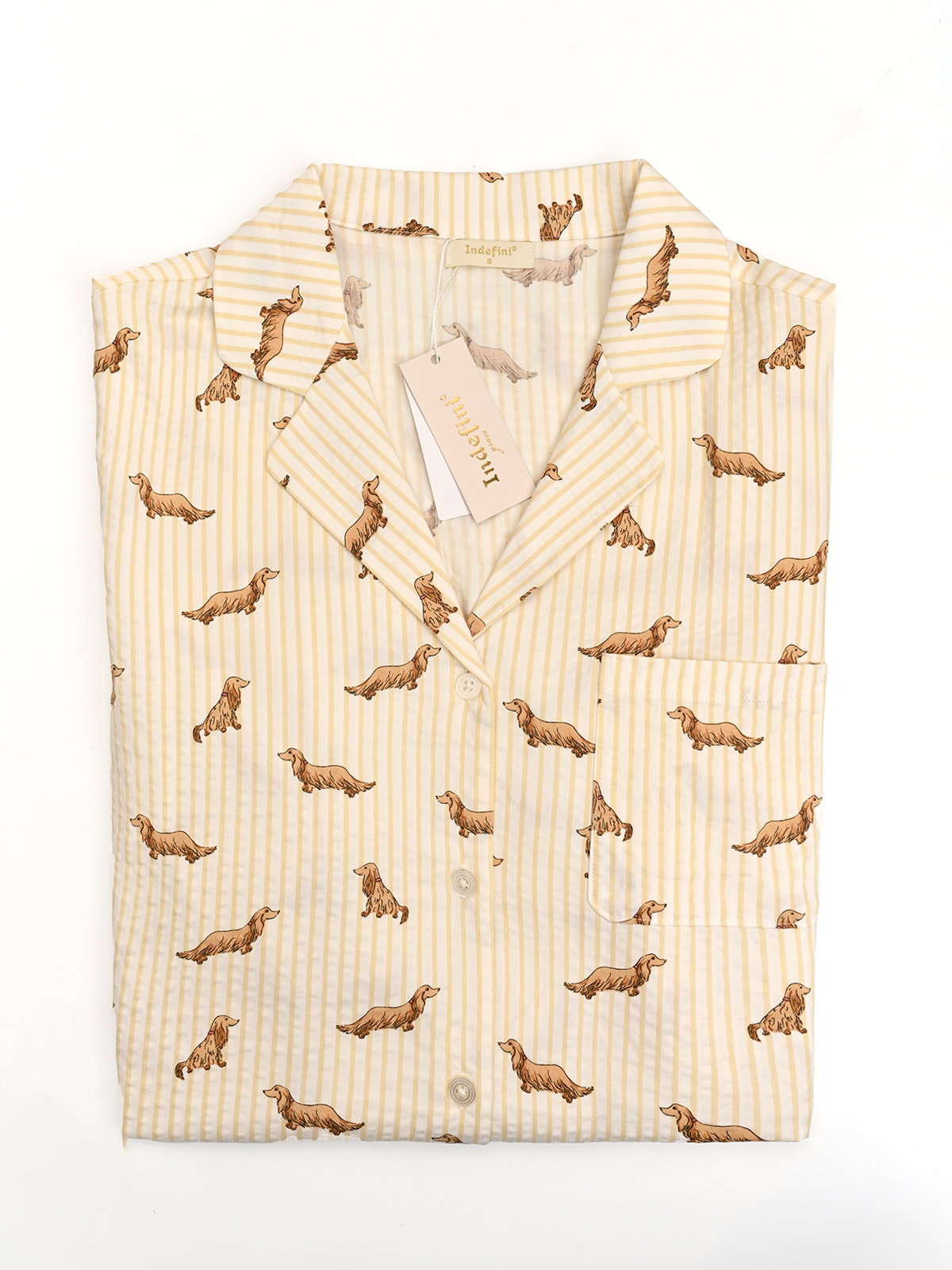 Пижама из вискозы и хлопка с принтом (Арт. 5246TBD)