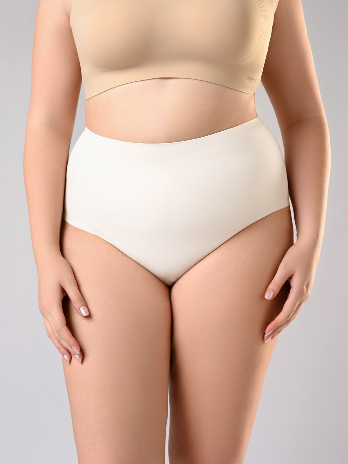 Бесшовные трусы слипы с высокой талией Indefini (Арт. 4168WGV)