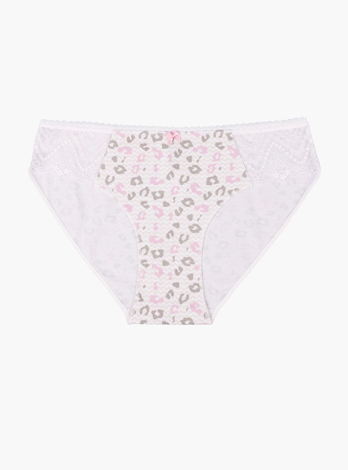 Трусы слипы из хлопка кружевные Indefini (Арт.141000-1413LUS)