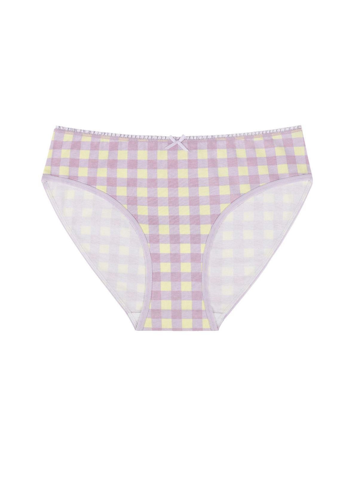 Трусы слипы хлопковые в клетку Indefini (Арт.3241LUF)