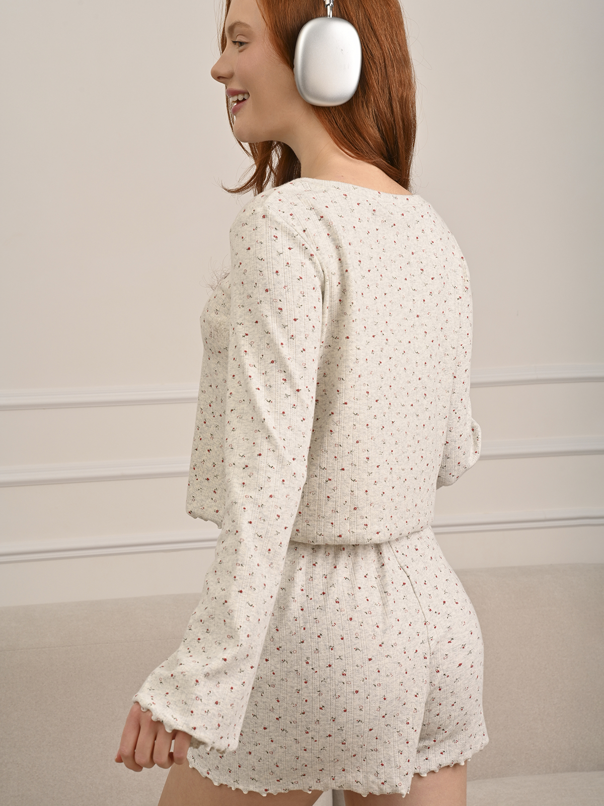 Женская пижама из трикотажа пуантель с вышивкой (Арт. 5257TQP)