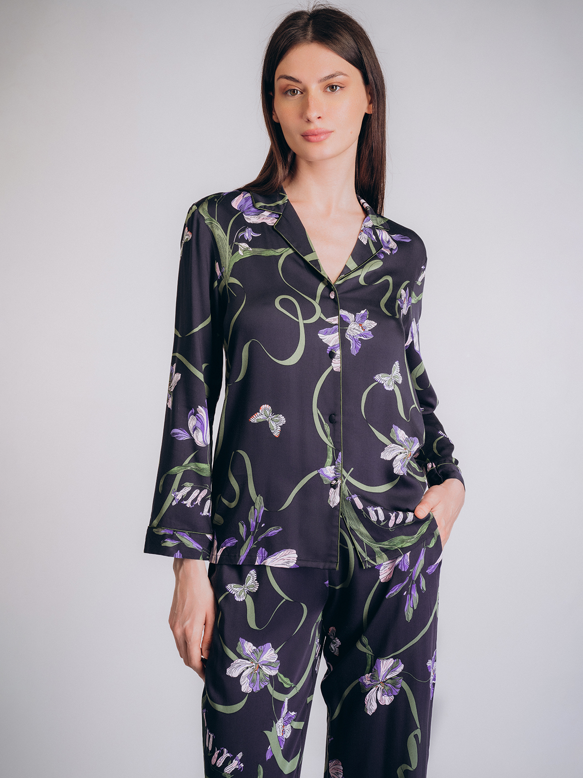 Женская пижама с цветочным узором (Арт. 5123TCC)