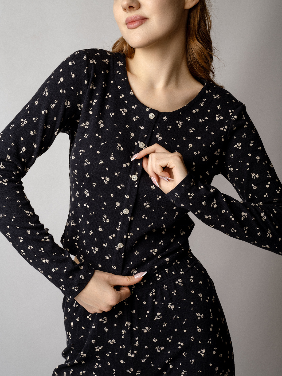 Женская пижама (ДЛ.рукав+брюки) (Арт. 5152TCC)