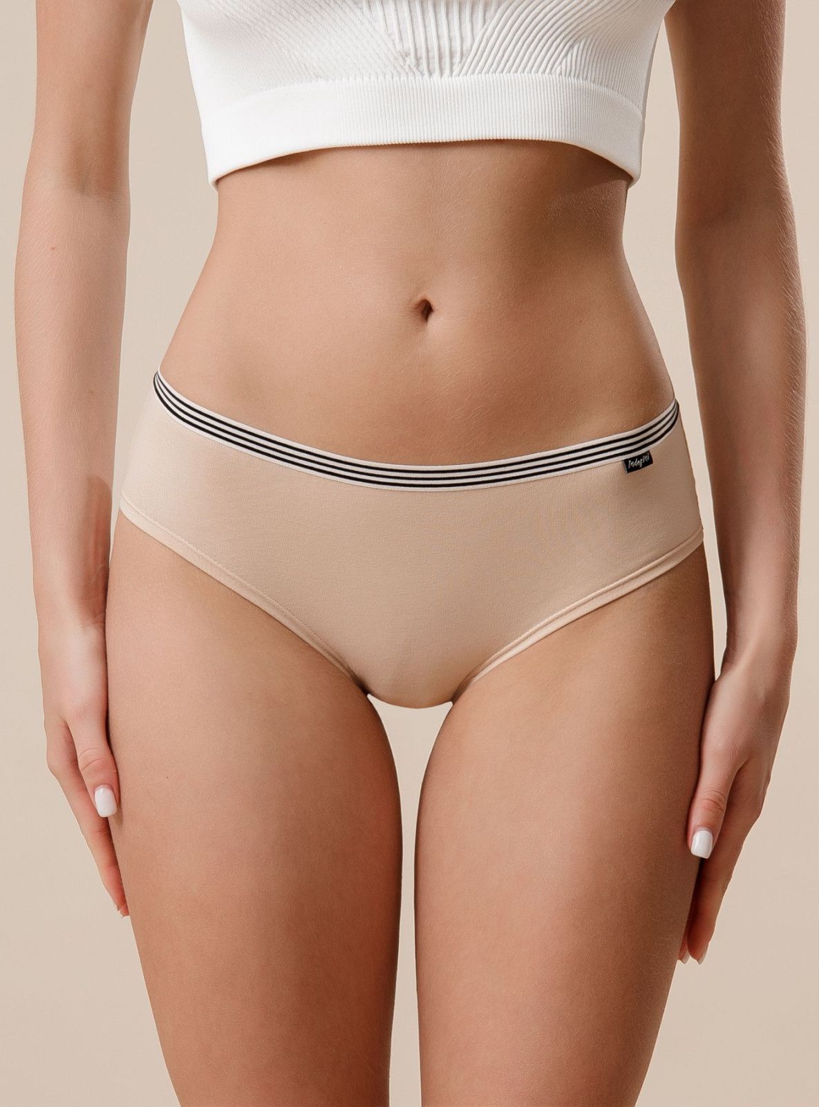 Трусы слипы из хлопка Indefini (Арт.3409LUB)