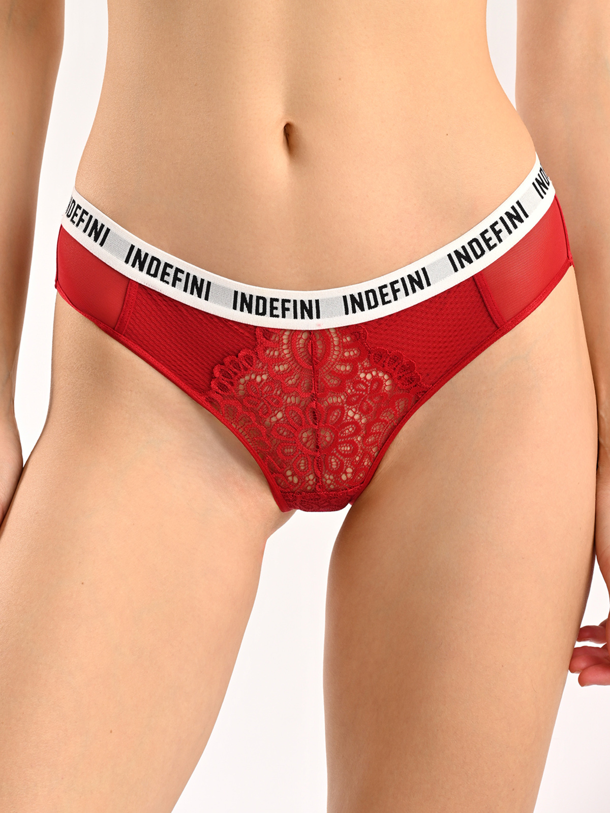 Бразилиана кружевные трусы Indefini (Арт. 0182WUV)