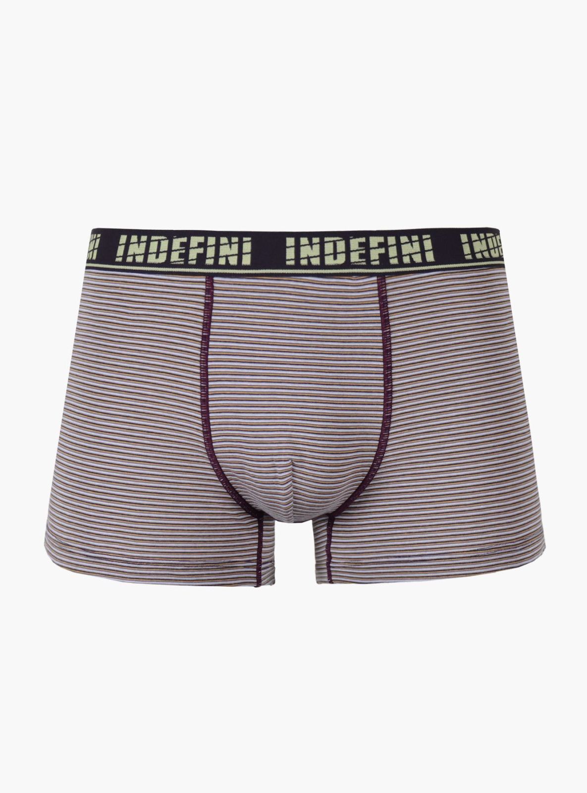 Трусы боксеры из хлопка в полоску Indefini (Арт. 1126MUF)