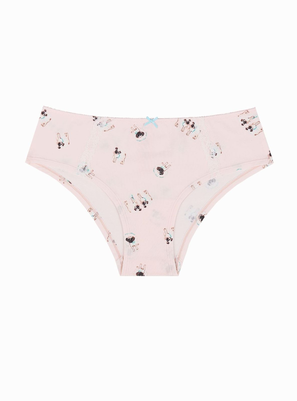 Трусы слипы из хлопка молочные Indefini (Арт.121000-2125LUF)