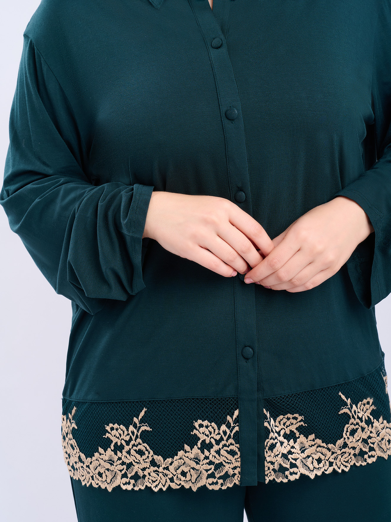 Женская пижама зеленая (Арт. 5116TCCA)