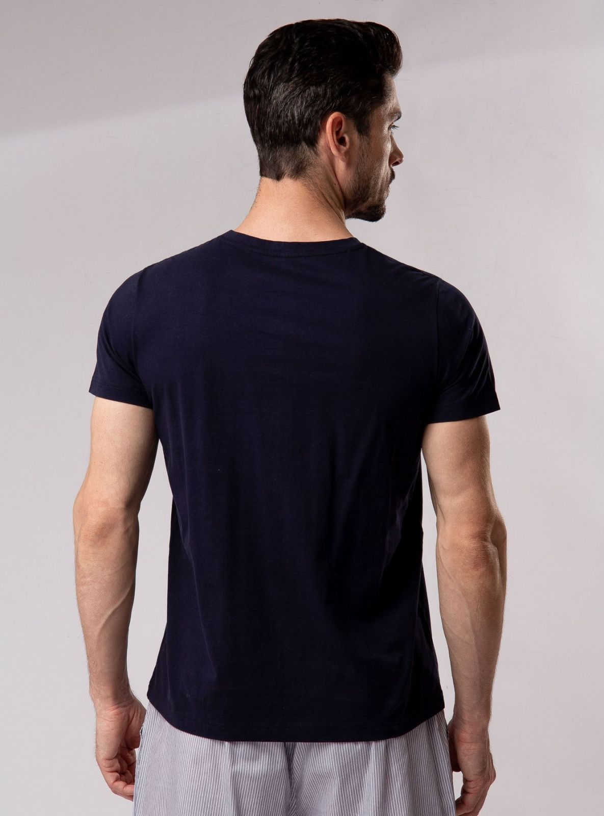 Мужская футболка из хлопка Indefini (Арт. 3030PDS)