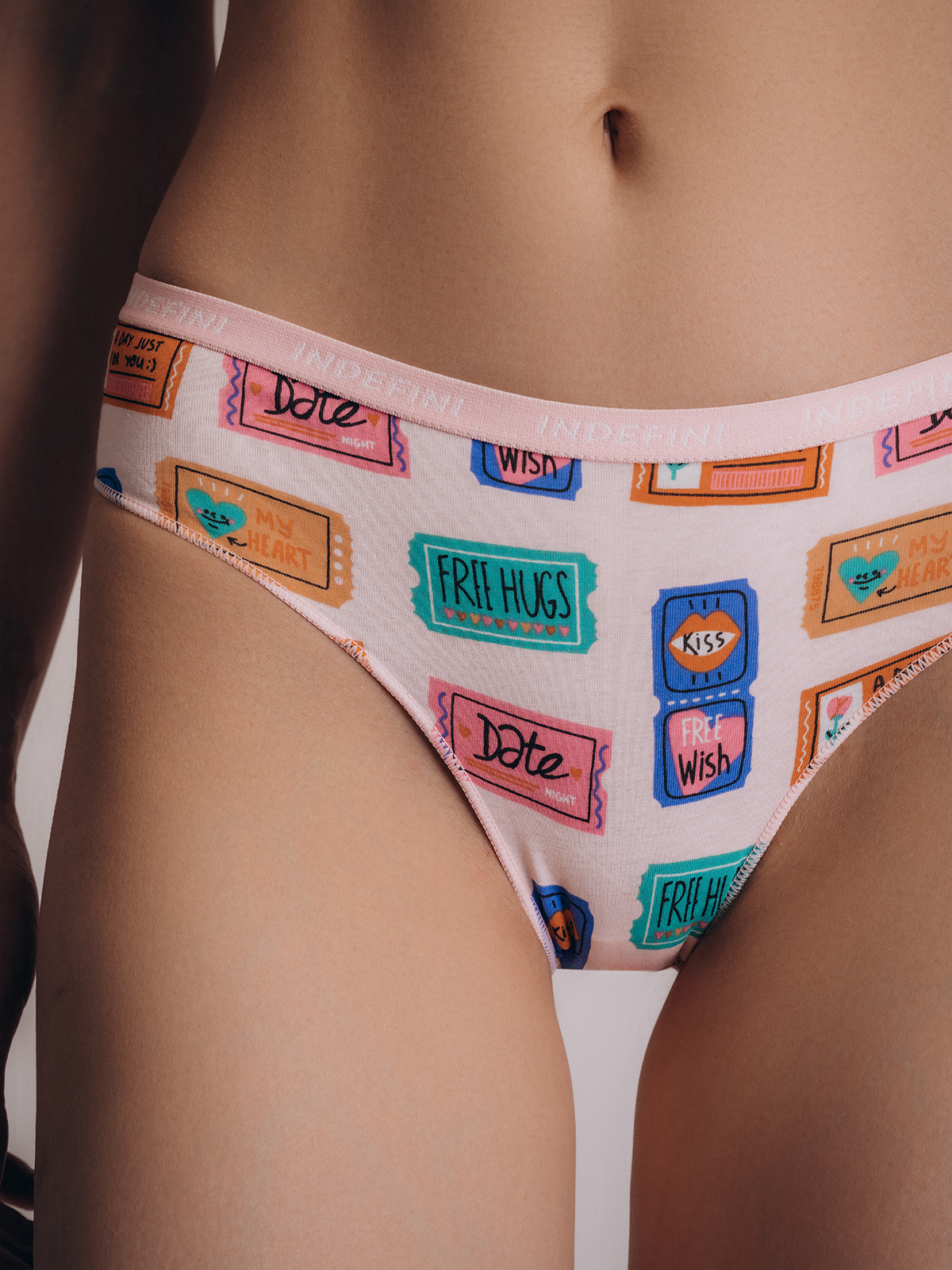 Трусы слипы хлопковые Indefini (Арт. 3114LUF)