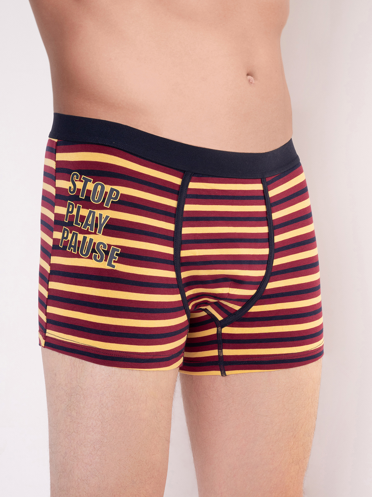 Трусы боксеры в полоску из модала indefini (Арт. 1125MUF)