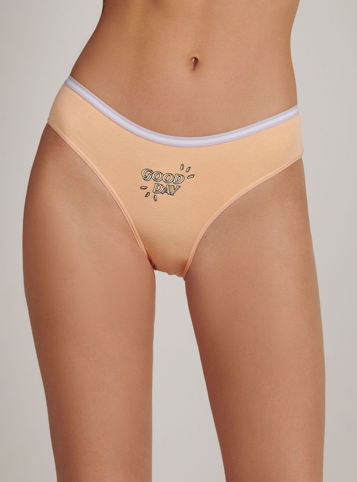 Трусы слипы из хлопка Indefini (Арт.121000-2209LUB)