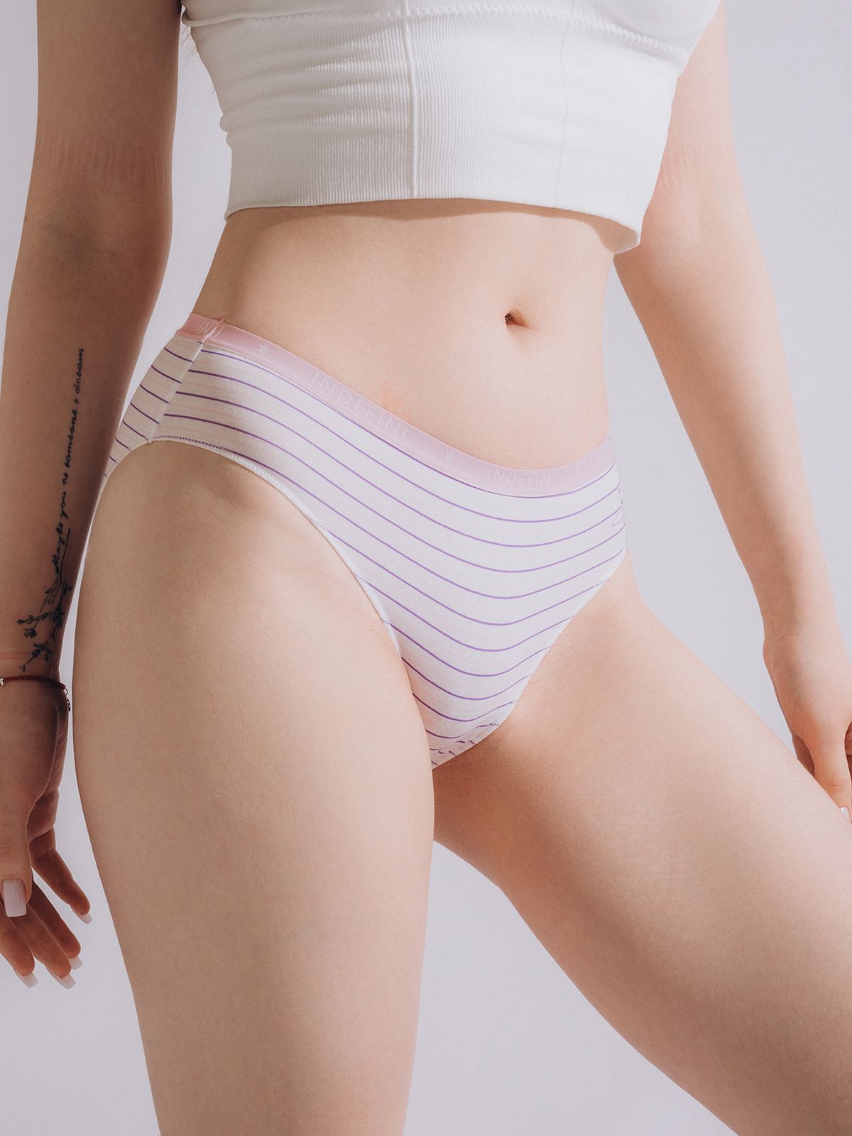 Женские трусы слипы Indefini (Арт.3333LUF)