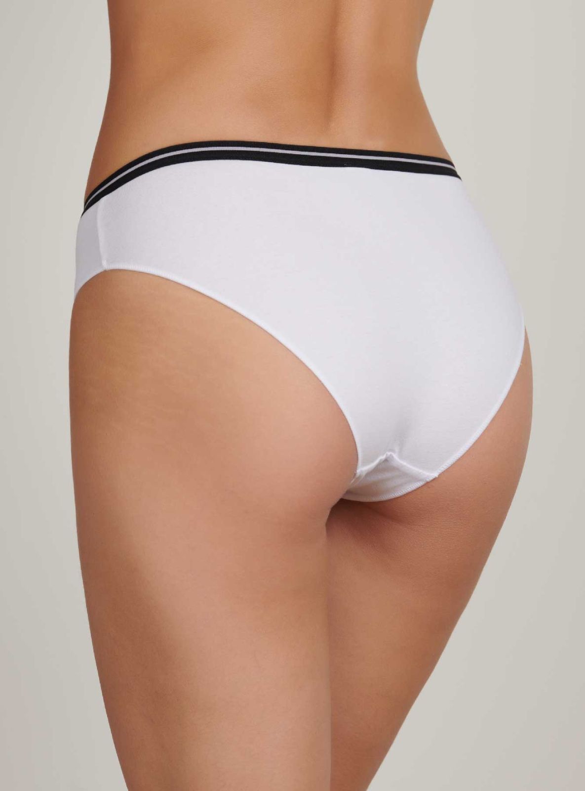 Трусыслипы из хлопка белые Indefini (Арт.111000-2156LUB)