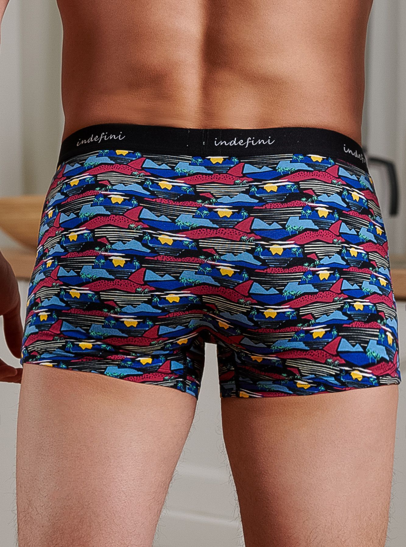 Мужские трусы боксеры из хлопка Indefini (Арт. 3008MUF)