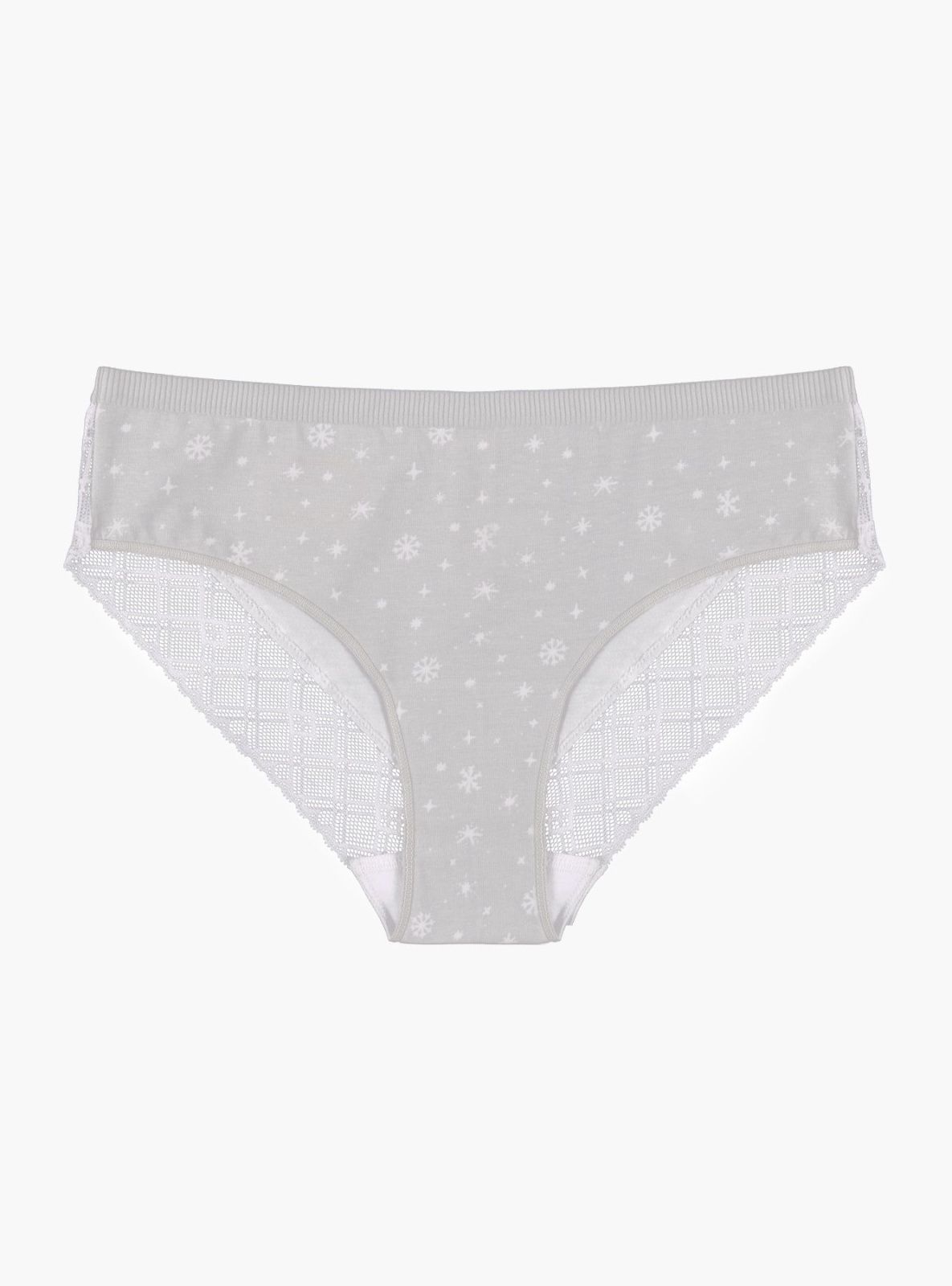 Трусы слипы с кружевом из бамбука Indefini (Арт.124000-1354LUF)