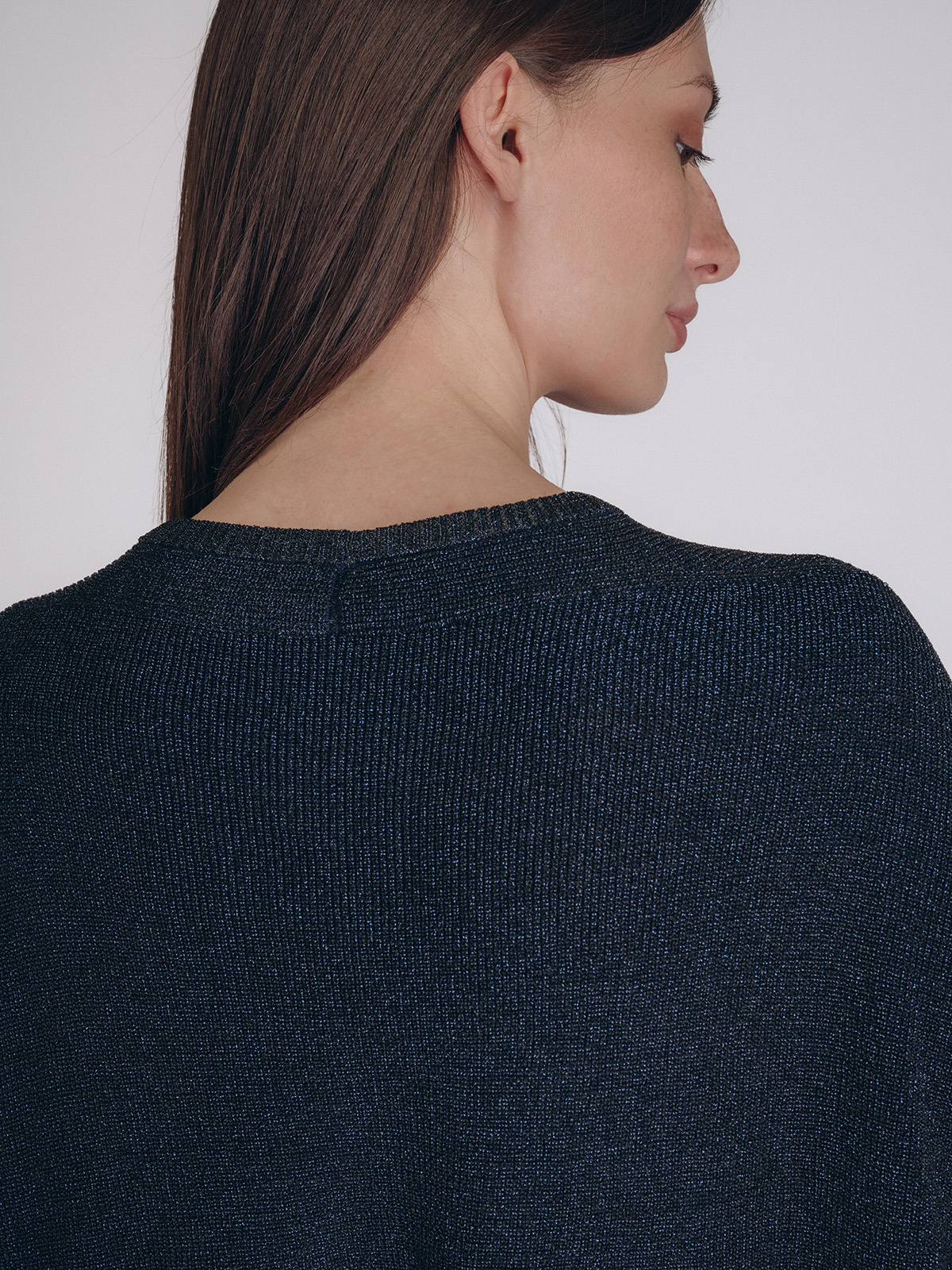 Женская кофта тёмно-синего цвета (Арт. 5224TBC)