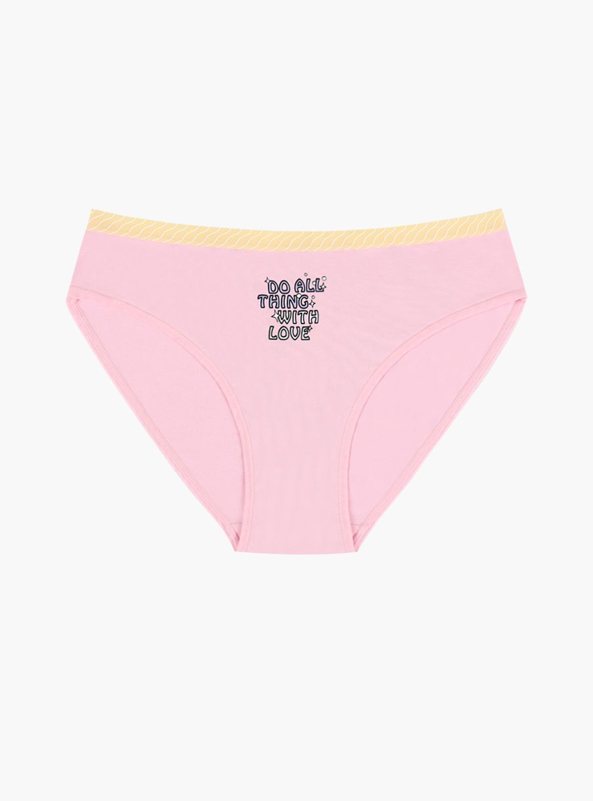 Трусы слипы розовые из хлопка  Indefini (Арт.111000-3083LUB)