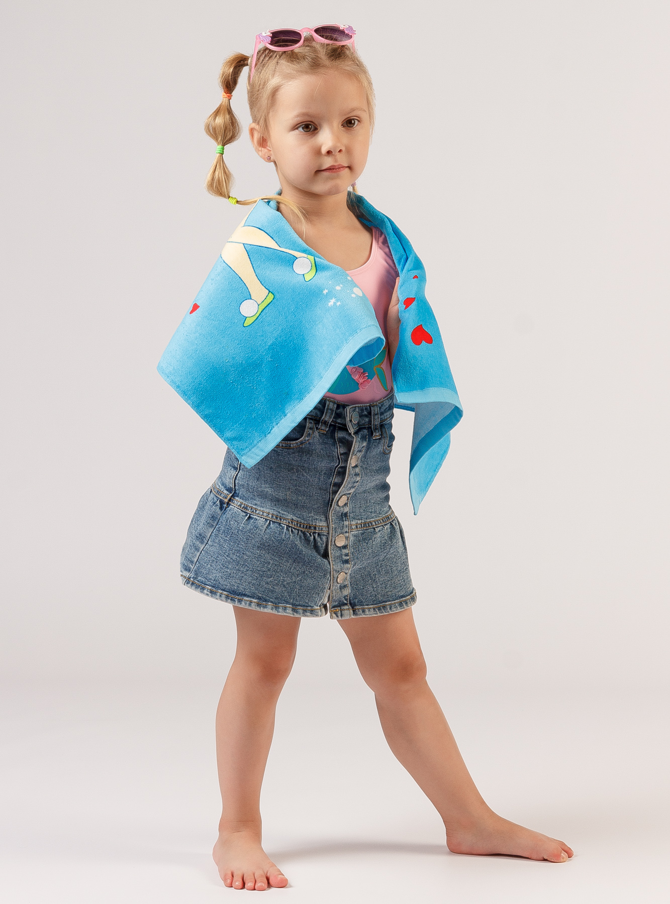 Детское полотенце для ванной 33*79 (Арт. MJ001)