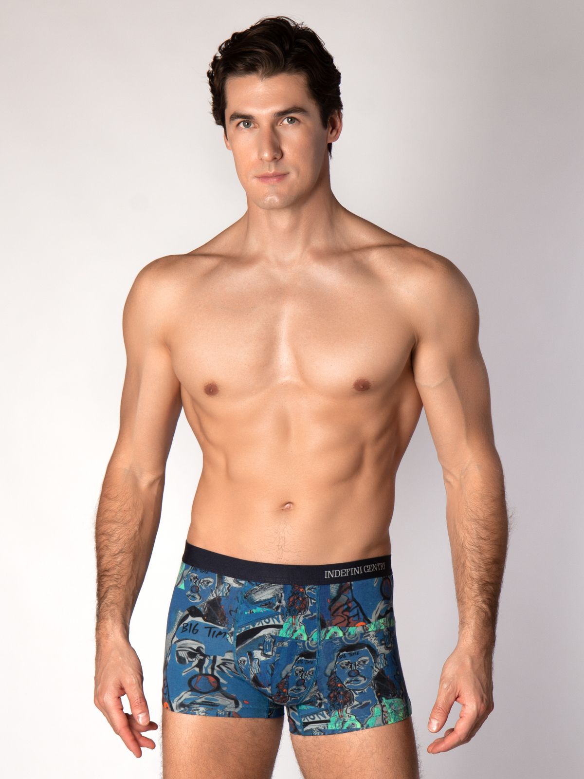 Трусы боксеры с принтом Indefini (Арт. 3026MUF)