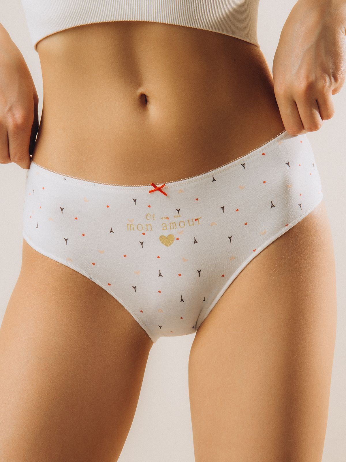 Трусы слипы из хлопка Indefini (Арт. 3189LUB)