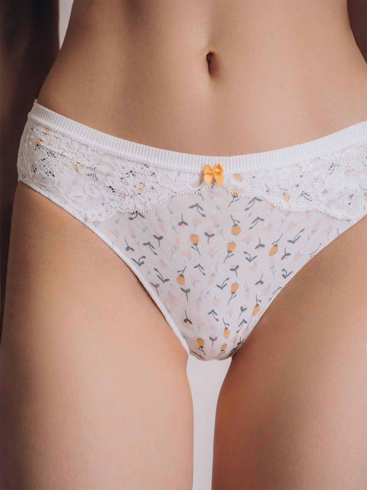 Женские трусы слипы с цветочным узором (Арт. 3344LUS)