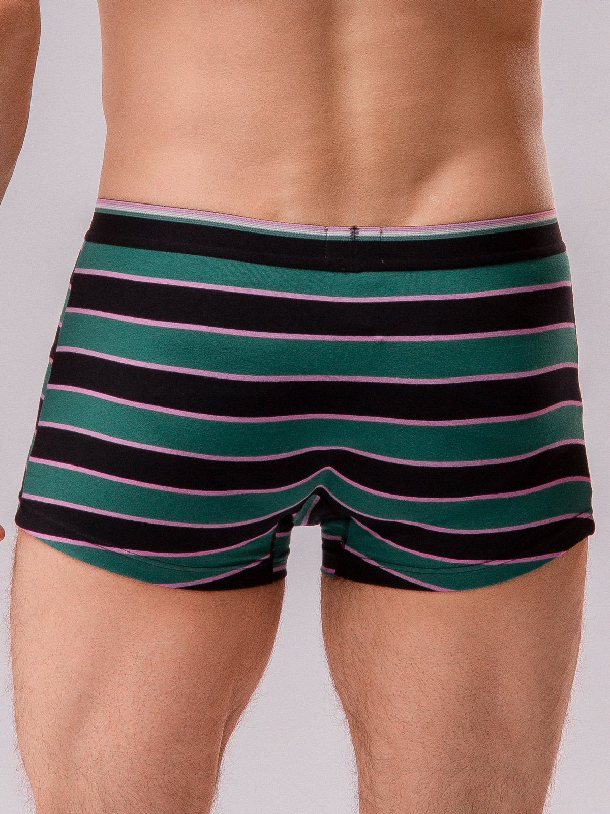 Трусы боксеры из хлопка в полоску Indefini (Арт. 1174MUF)
