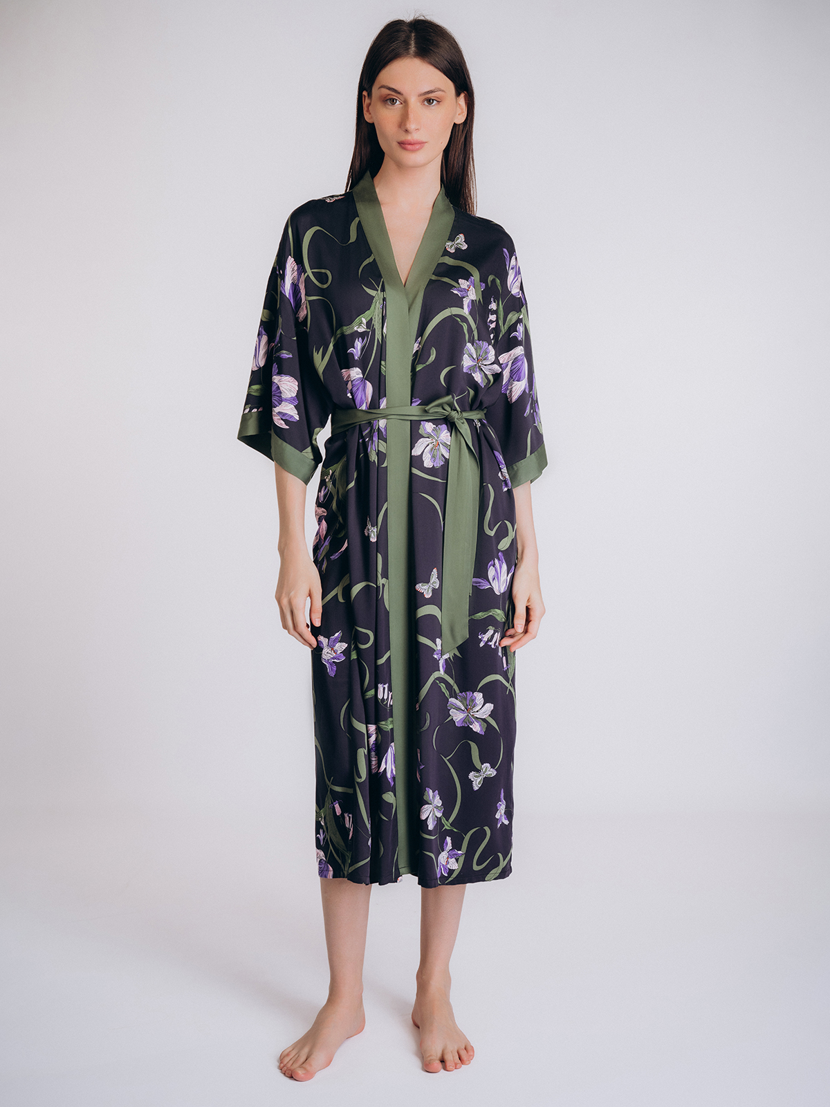 Халат с цветочным мотивом (Арт. 5024SYZ)